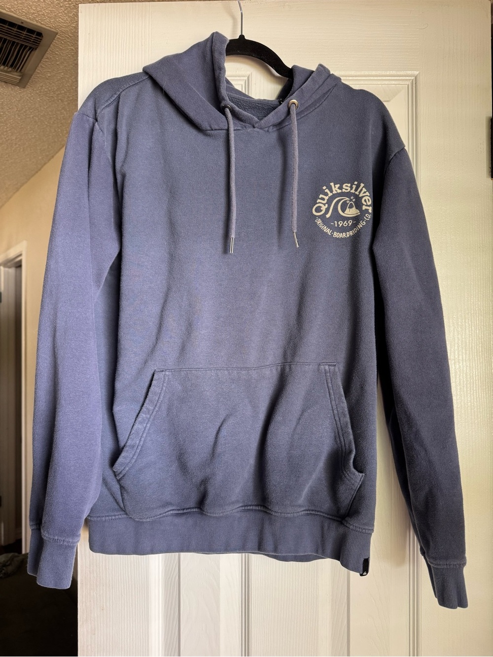 Quiksilver Men's Slate Blue Pullover Hoodie